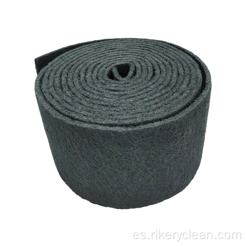 Rollo de almohadilla de fregado abrasivo de servicio pesado negro